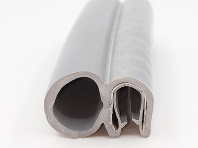 PVC Edge Trim Seal Grey Extruded Plastic Seals with Metal Core