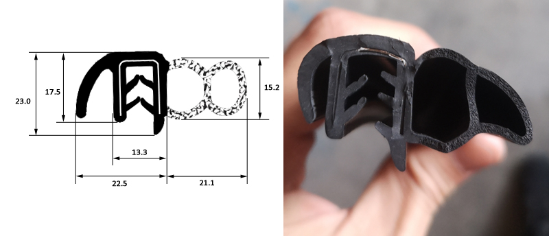 construction equipment rubber seals