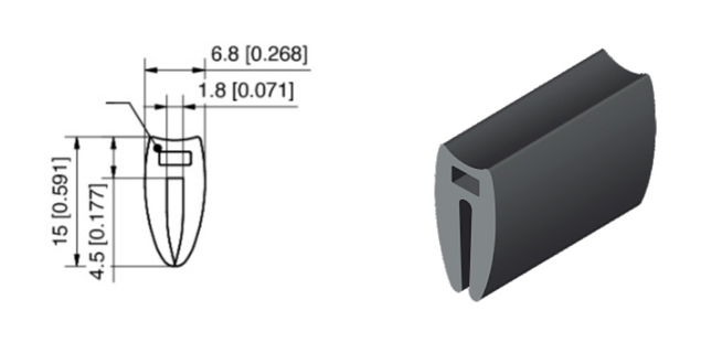 Self-Clamping Profiles EPDM