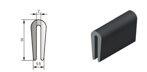 Universal-Rubber-U-Channel-EPDM-Dense-Seal-Strip