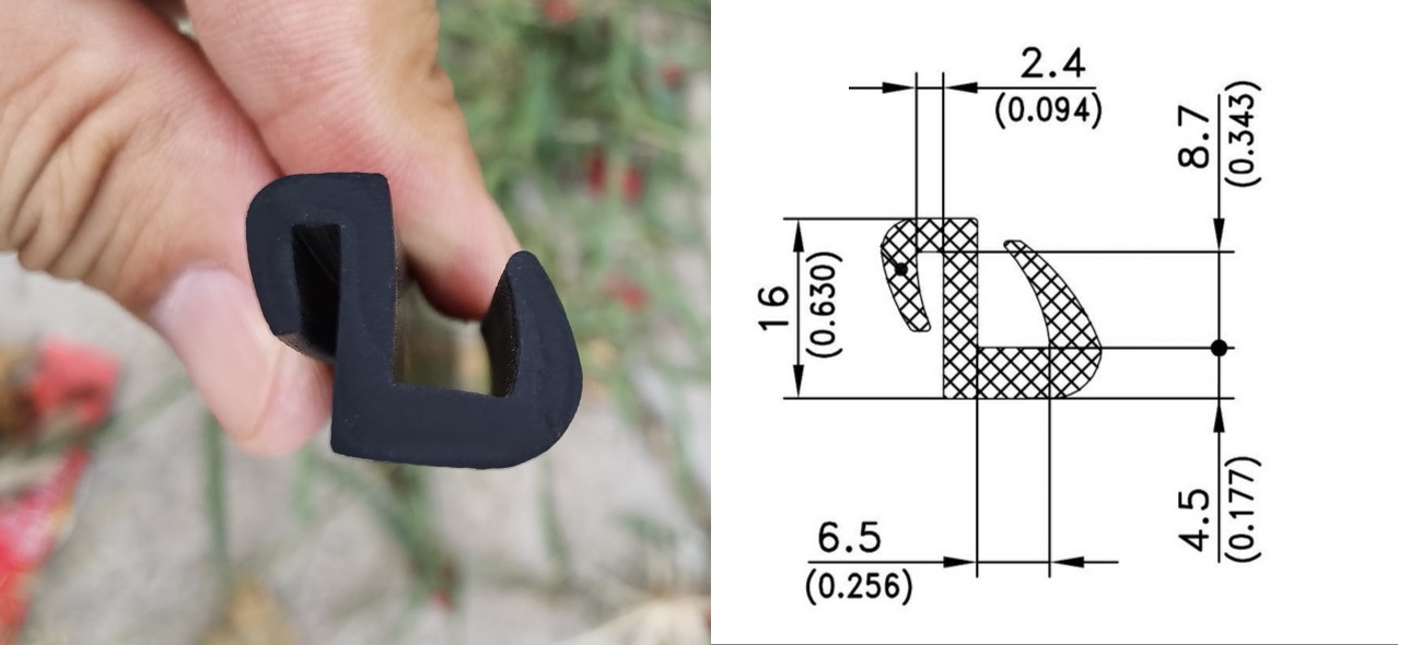 5-140 window seals EPDM NBR