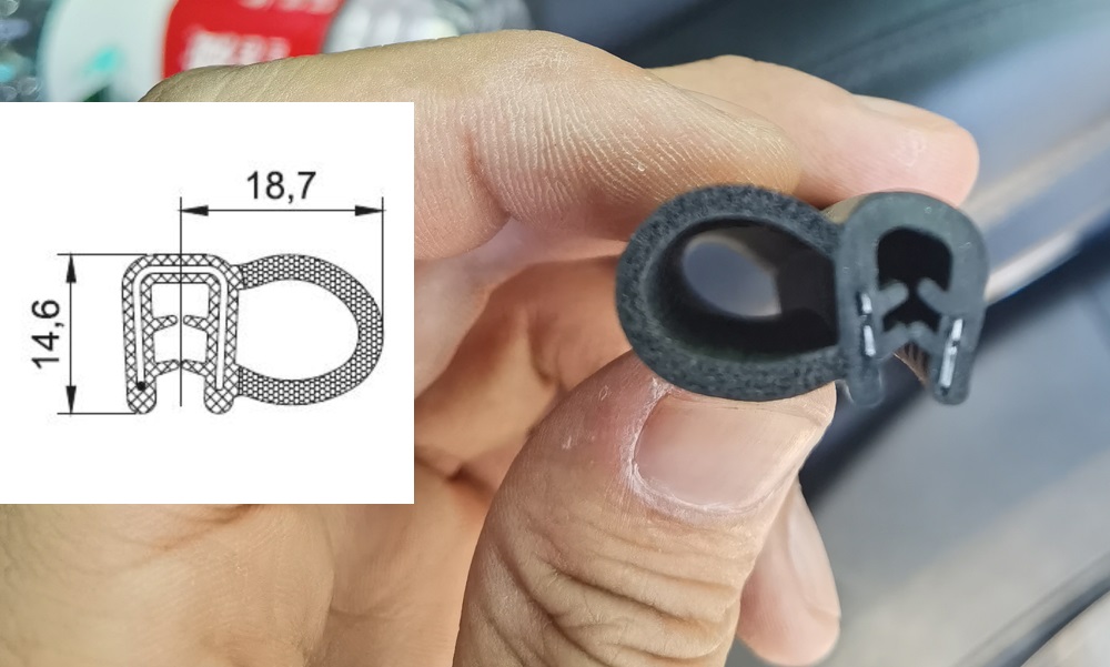 2020.9 Clip-On Sealing Profile EPDM